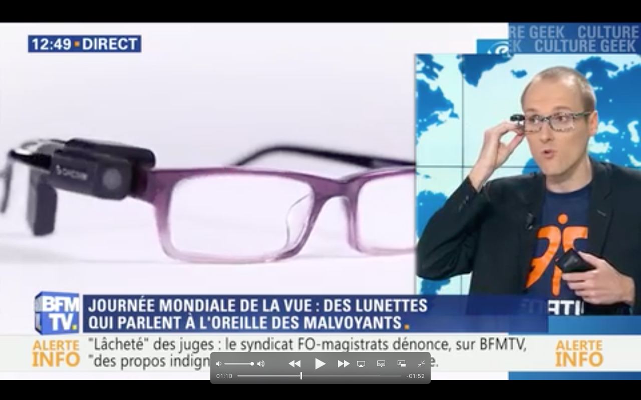 Lunettes MyEye BFM TV